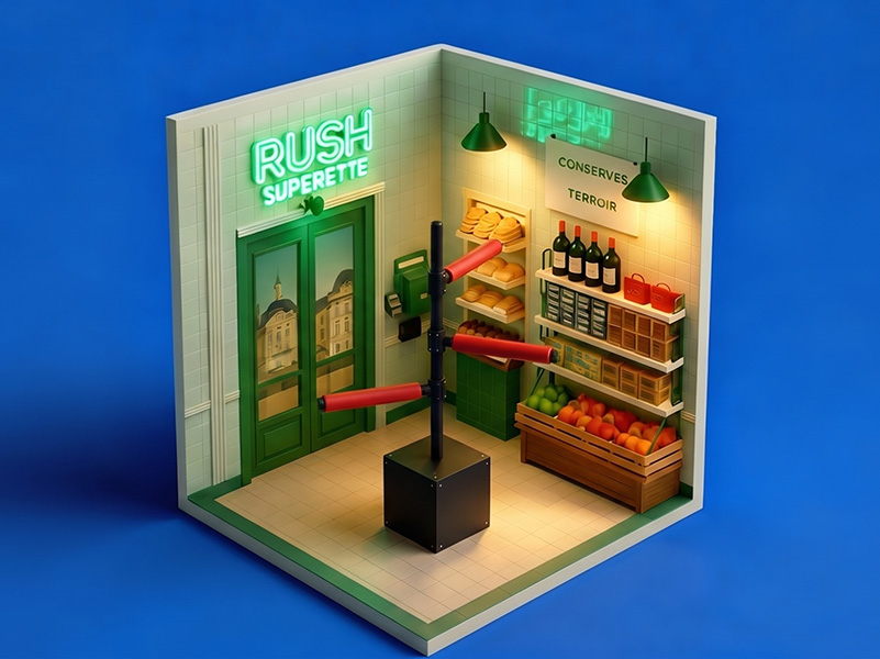 Challenge Market chez Rush Action Game à Paris